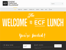 Tablet Screenshot of ecf.org