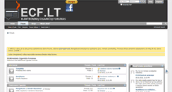 Desktop Screenshot of ecf.lt