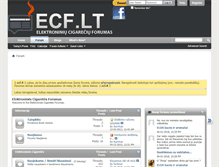 Tablet Screenshot of ecf.lt